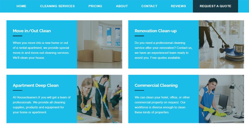 cleaning service